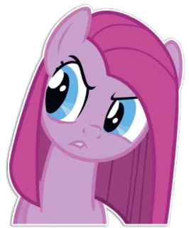 🦄 Pinkie Pie My Little Pony Pinkie Pie, MLP, My Little Pony, dibujos animados, poni, enojado telegram sticker