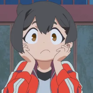 🤭 Anime, Kreskówka, Dziewczyna, Słodkie, Postać telegram sticker