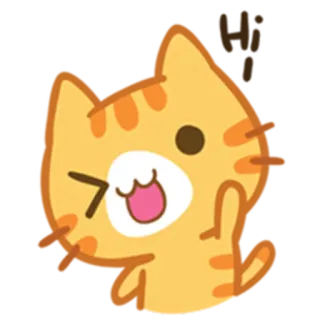 ✋ 猫, 中指, 漫画, 動物, 攻撃的, 失礼 telegram sticker