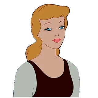 😕 Cinderella Cinderella, Disney, Putri, Kartun whatsapp sticker