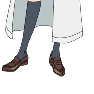 ❤️ legs, shoes, socks, anime style, female telegram sticker