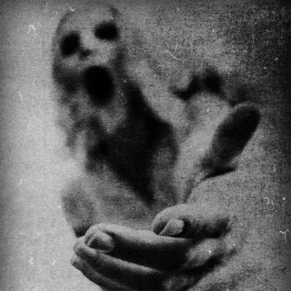 😀 horreur, effrayant, flippant, fantôme, paranormal, sinistre telegram sticker