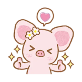 kawaii_piggy telegram stickers