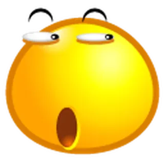 😮 Emoji, Choqué, Expression, Jaune, Visage, Surprise whatsapp sticker