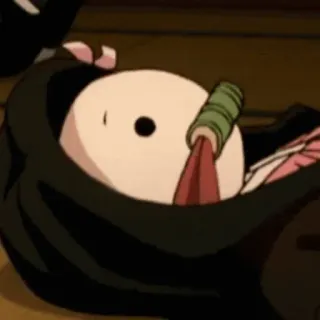 🎋 Nezuko Kamado Demon Slayer anime, nezuko, demon slayer, schattig, manga, personage telegram sticker