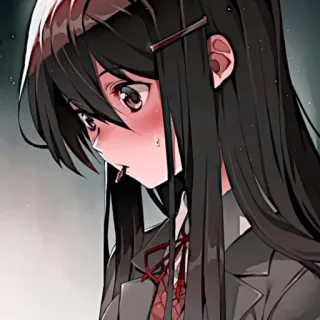 💗 Dziewczyna anime, Kawaii, Słodkie, Mundur szkolny, Lizak, Manga whatsapp sticker