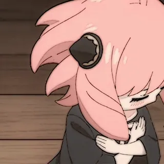 🥜 Anya Forger Spy x Family anime, carina, ragazza, cartoni animati, Anya Forger, Spy x Family whatsapp sticker
