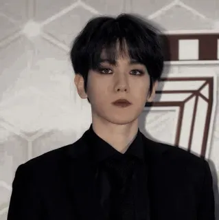 💡 man, portrait, korean, asian, makeup, dark, emo telegram sticker