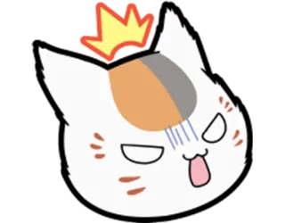 🙀 gato, enfadado, molesto, dibujos animados whatsapp sticker