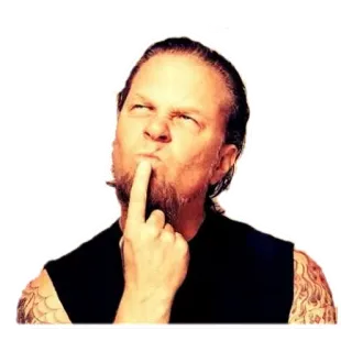 James Hetfield telegram stickers