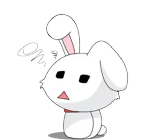 💫 兔子, 可爱, 动物, 卡通, 卡哇伊, 小兔子 telegram sticker