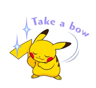 Pikachu's Lively Voiced Stickers ♪ @Nekosticker telegram stickers