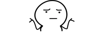 😅 cartoon, sad, emotion, simple, character telegram sticker