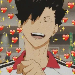 💞 Tetsuya Kuroko Kuroko's Basketball Anime, Kuroko, Herzen, Fanart, Süß, Lächeln, Kuroko no Basket telegram sticker