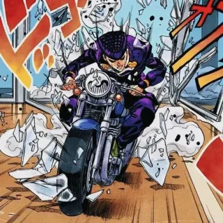 🏍️ 오토바이, 애니메이션, 액션, 파괴, 교통 telegram sticker