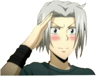 ☺️ Anime, Saluto, Personaggio, Manga, Ragazzo telegram sticker