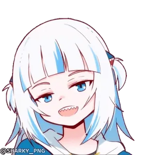 😀 Gawr Gura Hololive whatsapp sticker
