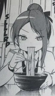 😩 SLLLRP Mangiare, Noodles, Manga, Anime telegram sticker