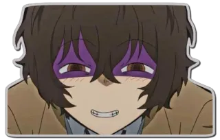 😈 Osamu Dazai Bungo Stray Dogs Anime, Bungo Stray Dogs, Dazai, Osamu Dazai, Manga, Postać telegram sticker