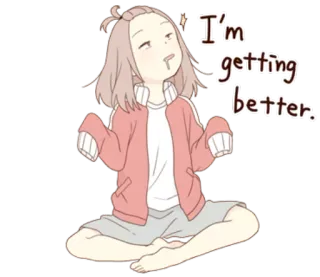 Unmotivated Girl telegram stickers