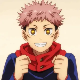 🎱 Yuji Itadori Jujutsu Kaisen Anime, Manga, Shonen, Sihir, Pertarungan telegram sticker