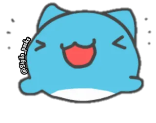 😄 @Sigilo_packs 고양이, 귀여운, 카와이, 동물, 만화, 행복한, 마스코트 telegram sticker