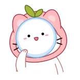 🎭 imut, binatang, stiker, kartun, kucing, gelembung, kawaii whatsapp sticker