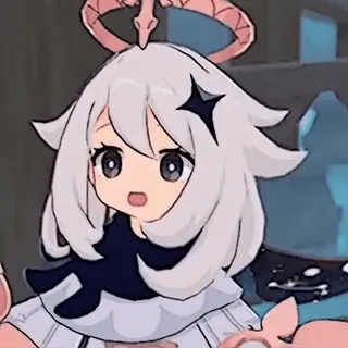 🍥 Paimon Genshin Impact 动漫, 游戏, 派蒙, 原神, 可爱 whatsapp sticker