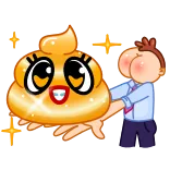 Mr. Rosy Cheeks telegram stickers