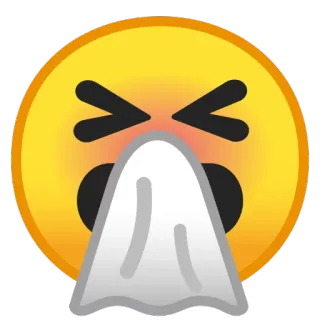 🤧 Emoji, Sakit, Bersin, Pilek, Tisu telegram sticker