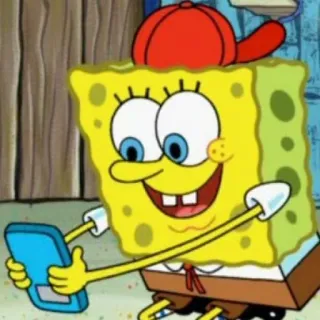 📱 Spongebob Squarepants cartoon, spongebob, squarepants, nickelodeon, animation telegram sticker