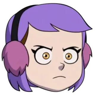 😠 Amity Blight The Owl House cartoon, animation, The Owl House, Amity Blight, disney telegram sticker