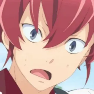 ⛸️ Anime, Cartoon, Ausdruck, Porträt, Männlich, Rotes Haar whatsapp sticker