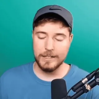 😈 MrBeast youtuber, internet celebrity, MrBeast, content creator telegram sticker