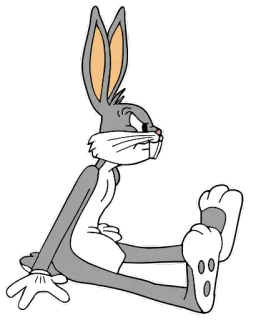 😠 Bugs Bunny dibujos animados, conejo, personaje, Looney Tunes telegram sticker