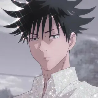 ✨ Megumi Fushiguro Jujutsu Kaisen Anime, Megumi Fushiguro, Jujutsu Kaisen, Postać, Fanart telegram sticker