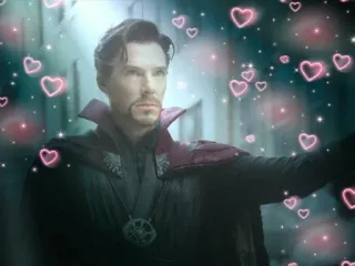 ❤️ Doctor Strange ドクターストレンジ, マーベル, ハート, 映画, スーパーヒーロー telegram sticker