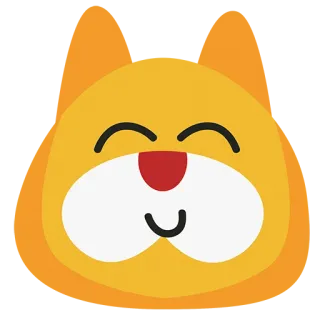 ☺️ tier, löwe, süß, glücklich, cartoon, emoji whatsapp sticker