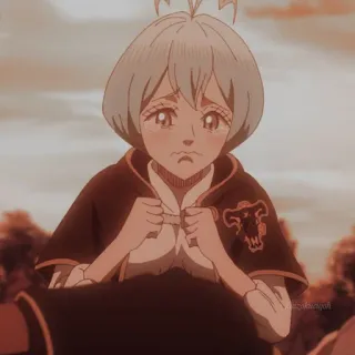 ❤️ Mimosa Vermillion Black Clover Аниме, Манга, Персонаж, Милый, Девушка, Мимоза Вермиллион, Чёрный клевер whatsapp sticker