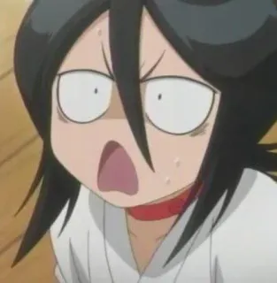 💈 Rukia Kuchiki Bleach anime, manga, bleach, rukia, kuchiki, lustig, geschockt, überrascht whatsapp sticker