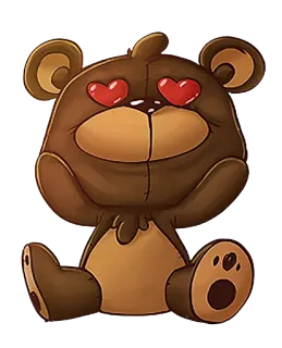 Teddy telegram stickers