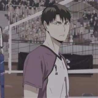 💷 Wakatoshi Ushijima Haikyuu!! Anime, Volleyball, Personnage, Haikyuu, Ushijima telegram sticker