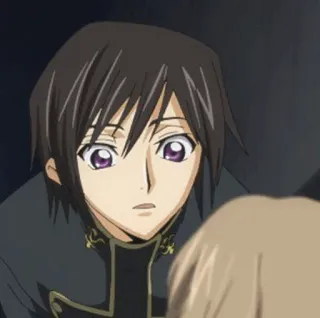 🥀 Lelouch Lamperouge Code Geass 애니메이션, 캐릭터,  를르슈,  를르슈 람페르지, 코드 기아스 telegram sticker