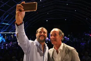 🌌 politico, selfie, ritratto, Matteo Salvini, Salvini telegram sticker