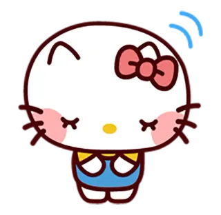 😌 Hello Kitty hello kitty, dessin animé, mignon, kawaii, sanrio telegram sticker