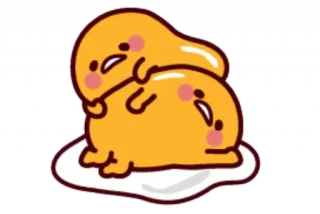 🥞 Gudetama Gudetama, uovo, pigro, carino, kawaii, Sanrio whatsapp sticker