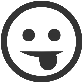 😜 emoji, smiley, face, tongue telegram sticker