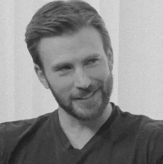 ⚖ Chris Evans célébrité, acteur, Chris Evans, portrait telegram sticker