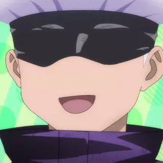 🤍 Satoru Gojo Jujutsu Kaisen anime, gojo, satoru, jujutsu kaisen, character telegram sticker