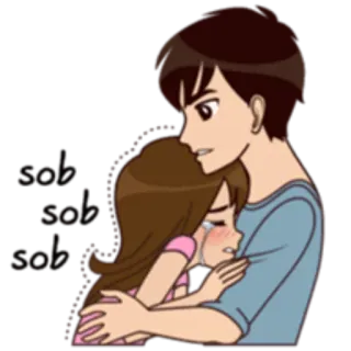 😭 Silly
I'm
Here réconfort, triste, câlin, dessin animé, empathie, soutien telegram sticker